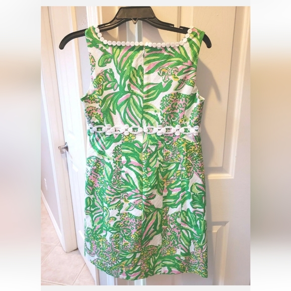 Lilly Pulitzer Rosie Shift Sleeveless Dress All Together Now Size 4 - Picture 4 of 7